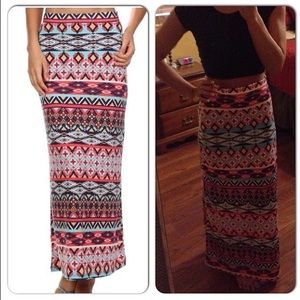 Summer nights maxi skirt