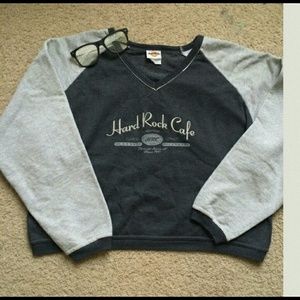 Hard Rock Cafe Fleece lined shirt Nashville Sz L