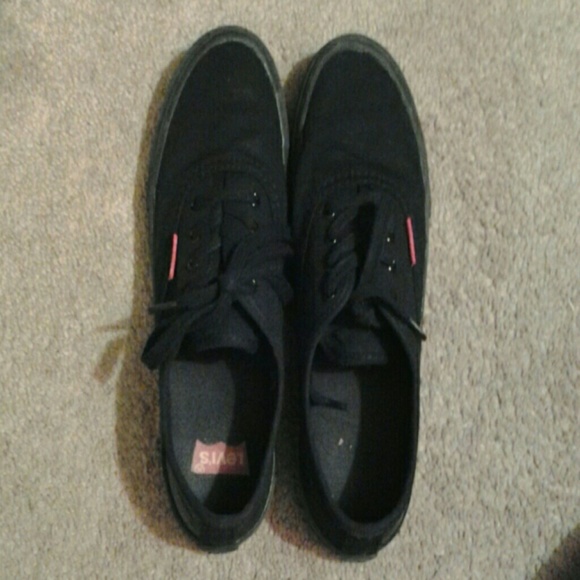 Black Levi's shoes