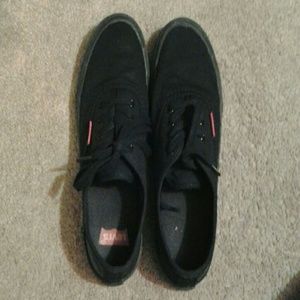 Black Levi's shoes