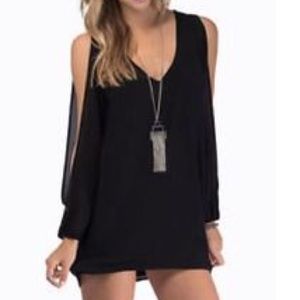 Black Open Arm Dress