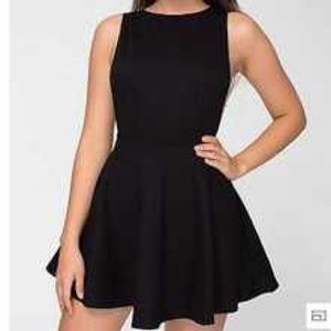 Black Sleeveless Skater Dress
