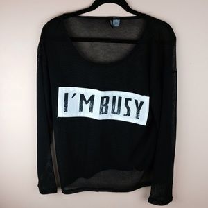 Tops - I'm Busy Shirt Tops - I'm Busy Shirt