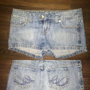 Denim shorts