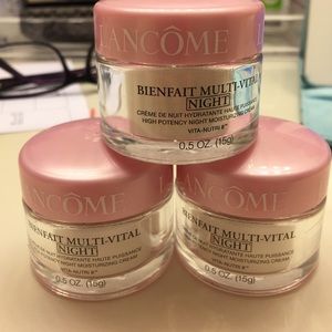 3x Lancôme Bienfait multi-vital (night cream)