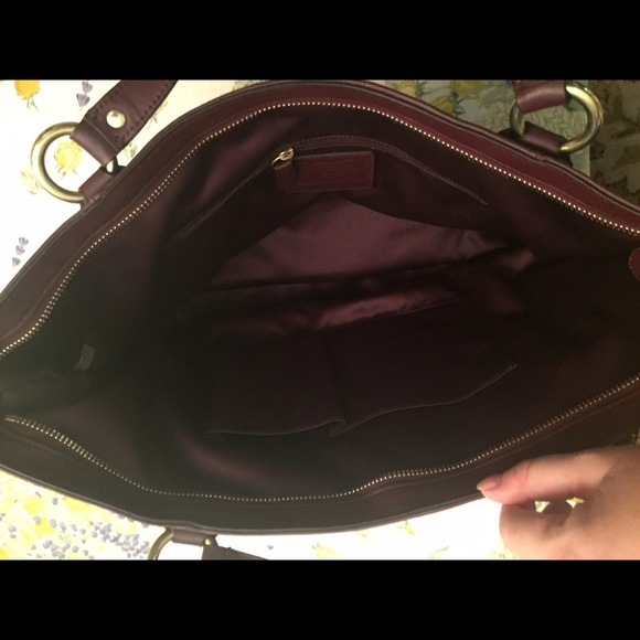 SOLD Coach Cambell leather tote bag - Picture 3 of 4