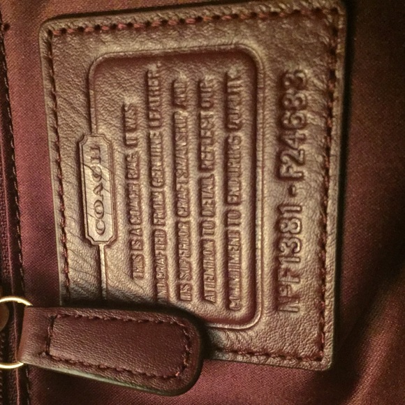 SOLD Coach Cambell leather tote bag - Picture 4 of 4