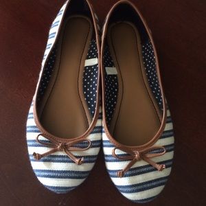 Target blue strip flats