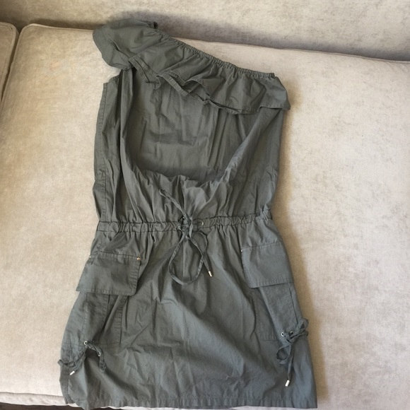 Cute military style dress!