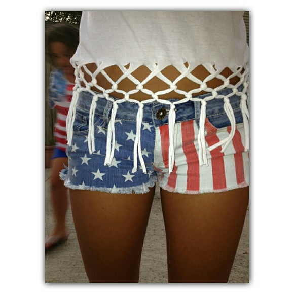 Pacsun American Flag Shorts