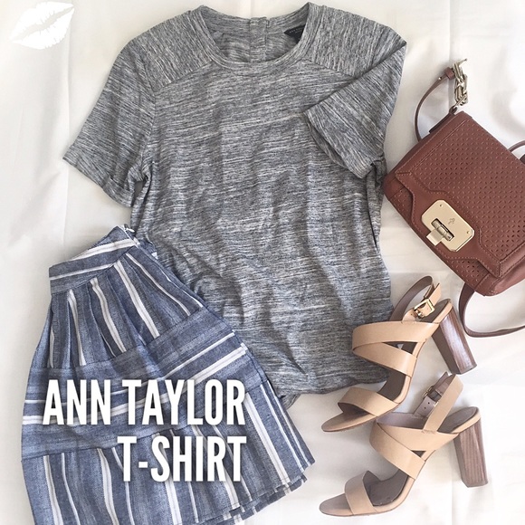 Ann Taylor Petite Gray Top