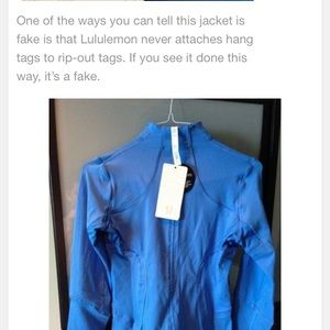 Tags attached to tags? Fake!