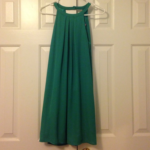 Francesca's Green Cocktail Dress