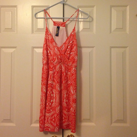 Francesca's Orange summer dress