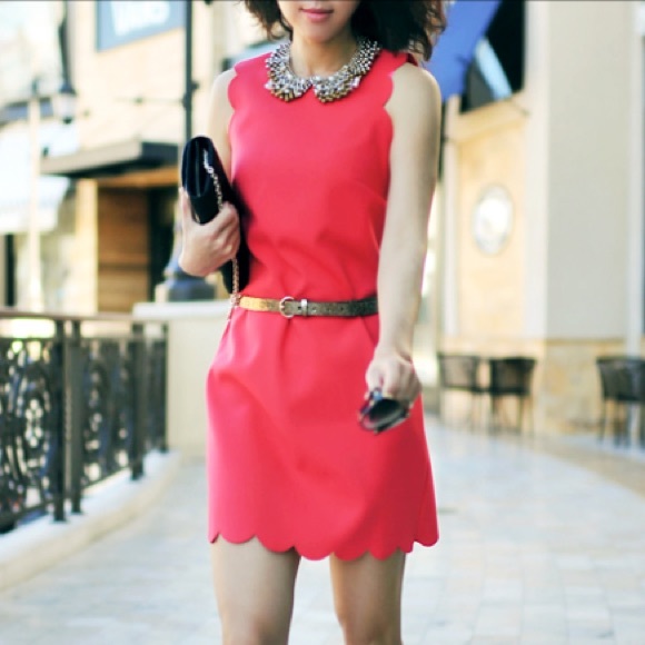 J. Crew Scalloped Dress