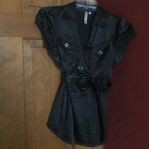 Heart Soul Black top size small