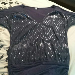 Maurices navy blue top