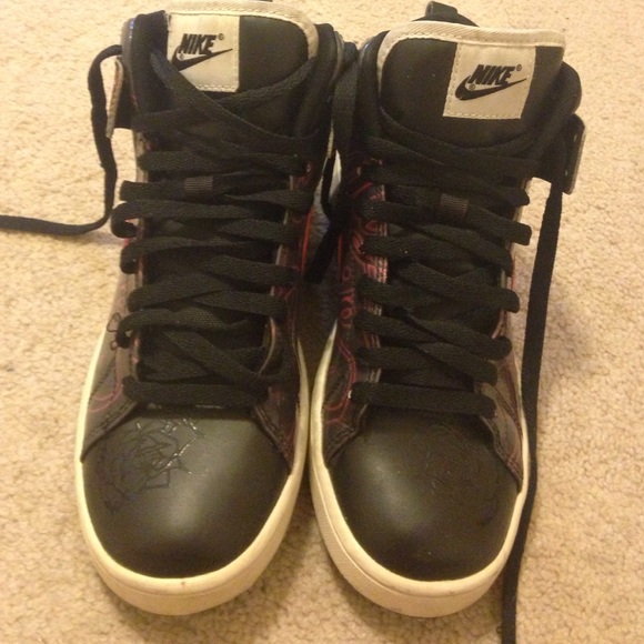 Nike high top sneakers.