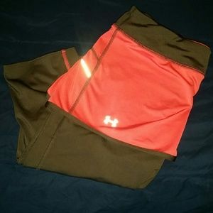 Under armour workout pants with skirt