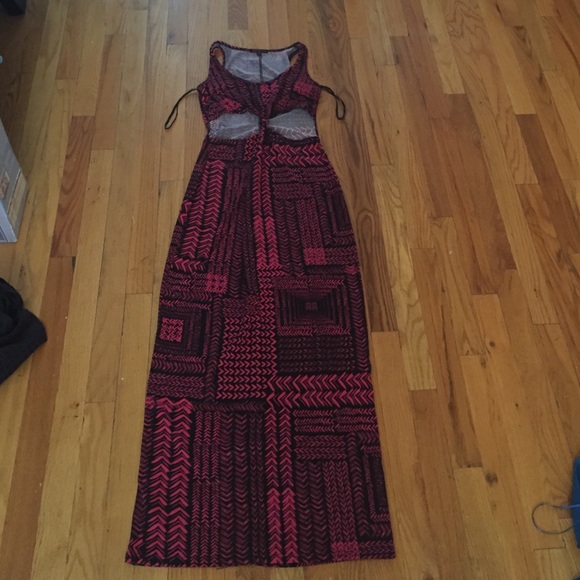Material girl front cut out dress