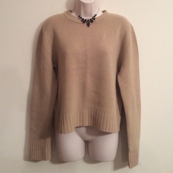 J. Crew Camel Classic Wool Pullover - Picture 4 of 4