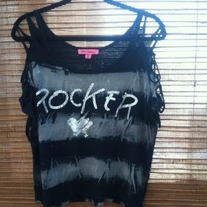 Betsy Johnson Rocker T.😎