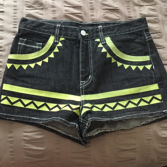 High waisted shorts