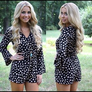 Long sleeve romper