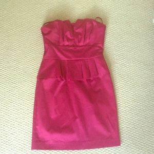 Strapless Pink Dress