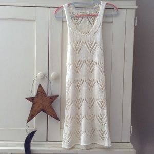 Cream Knit Dress