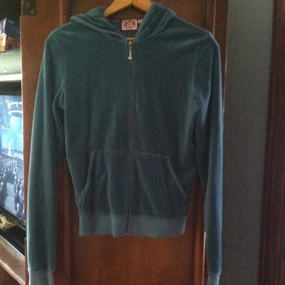 Juicy couture teal sweatshirt