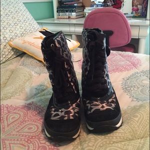 Black Coach Snow Boots