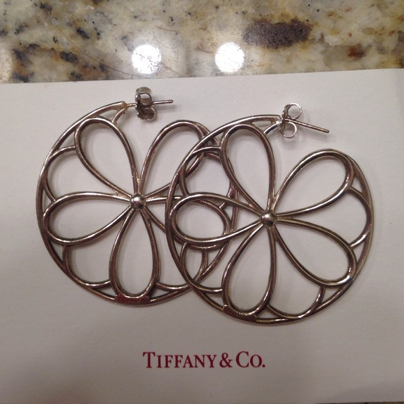 Tiffany flower earrings