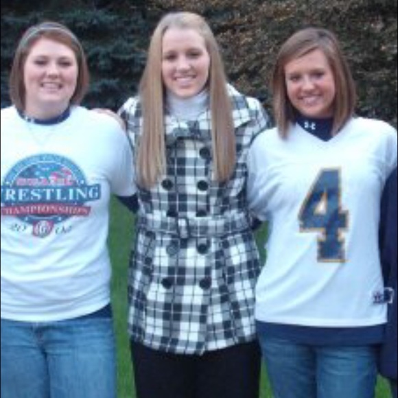 checkered black and white jacket - Picture 3 of 3