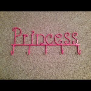 Adorable coat rack for girls room