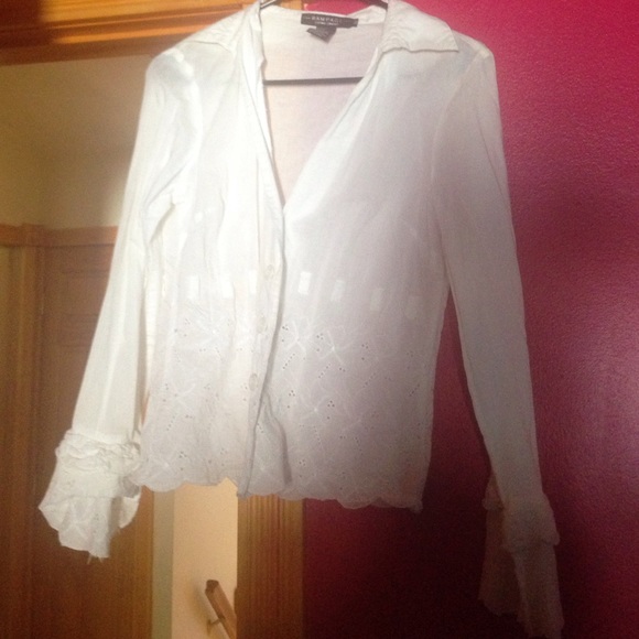 White collared shirt