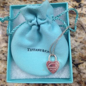 Tiffani heart locket necklace.
