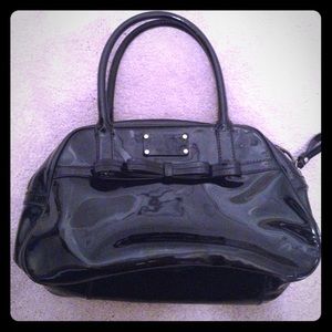 Kate spade black patent leather bag