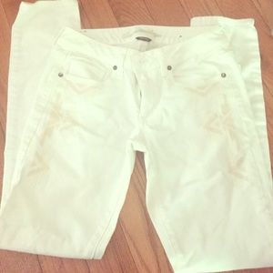 American eagle white skinny jeans