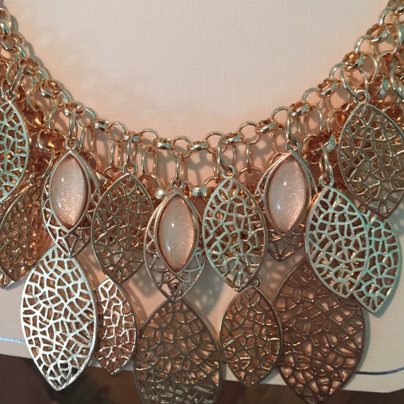 Catherine Stein Gold Statement Necklace - Picture 4 of 4