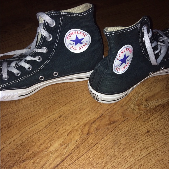 Black and white converse