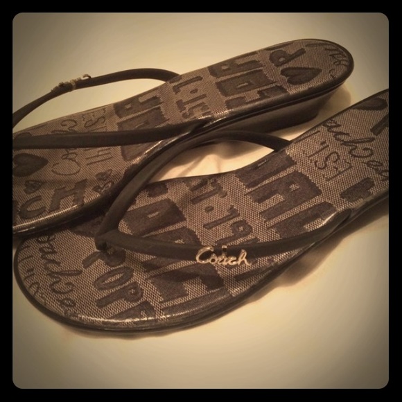 Authentic Coach Sandals!
