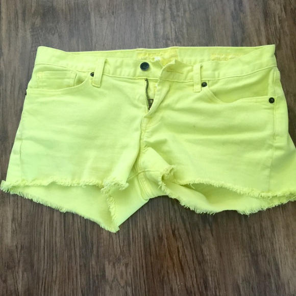 Lucky brand yellow shorts - "Riley Short" style