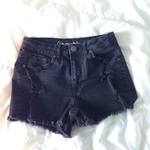 Black shorts