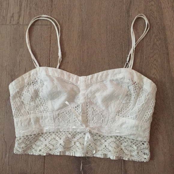 American eagle lace crop top