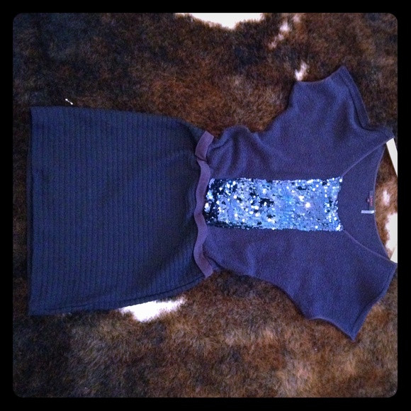 Navy mini dress
