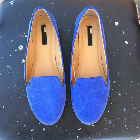 Blue Suede Loafers