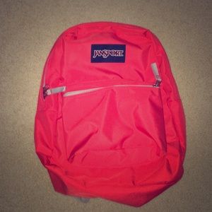 Pink Jansport backpack