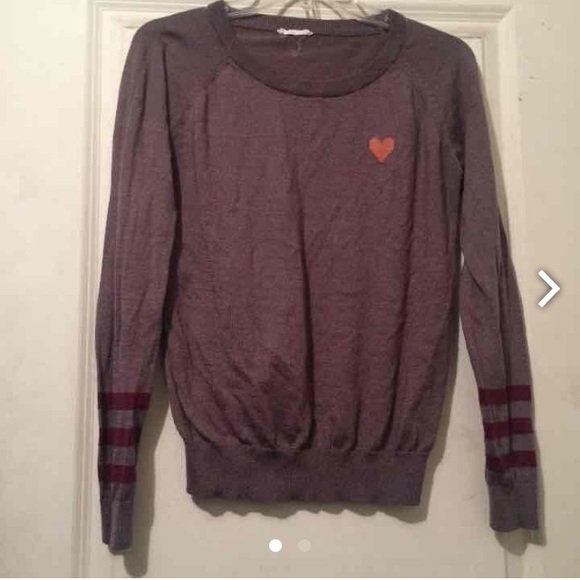 Letterman thin sweatshirt, charcoal color