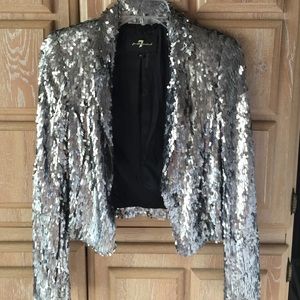 silver sparkle jacket